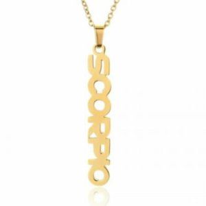 "Emma" Scorpio Gold Necklace Oct 23 - Nov 21